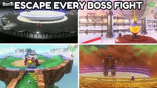 What Happens If You Escape EVERY Boss Fight  Super Mario Odyssey [upl. by Downall]