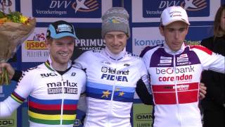 Quinten Hermans triomfeert na duel met Eli Iserbyt KwadrO Flandriencross DVV Verzekeringen Trofee [upl. by Alyt]