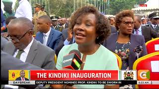 THE KINDIKI INAUGURATIONCITIZEN TVINOORO TV NTV KENYA RIGATHI GACHAGUAS REACTION TO KINDIKI INAU [upl. by Ocisnarf]