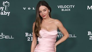 Miranda Kerr shows off postpartum figure at Baby2Baby gala [upl. by Elaina]