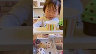 Adorable toddler opens up her own ice cream shop [upl. by Baillie]