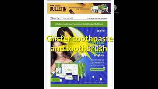 Glister toothpaste and toothbrush ll Amway products [upl. by Farlay]