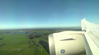 Bonaire  Amsterdam Schiphol landing  TUI 787 dreamliner 4K HDR [upl. by Tarsus]