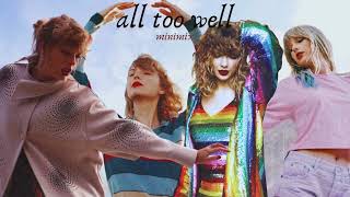 Taylor Swift  All Too Well Minimix [upl. by Jegger]