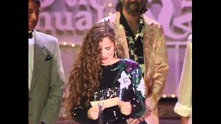 Nicolette Larson Wins Top New Female Vocalist  ACM Awards 1985 [upl. by Lindbom]