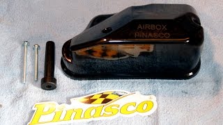 vespa si carb PINASCO AIRBOX lid MOUNTING amp unboxing [upl. by Revlis362]