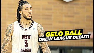 LiAngelo Ball Makes DREW LEAGUE DEBUT [upl. by Cony]