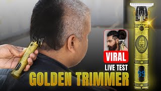 Hair Trim with Budha Trimmer  VGR V228 Review [upl. by Kopaz]