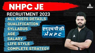 NHPC JE Recruitment 2023  NHPC JE Syllabus Eligibilty Age amp Salary 2023  Detailed Information [upl. by Enneles]