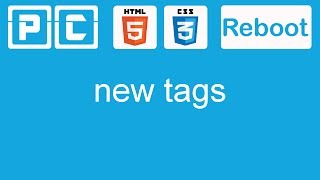 HTML5 and CSS3 beginners tutorial 33  New tags for the layout [upl. by Eelak]