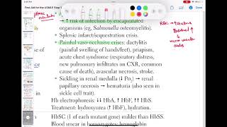 Sickle cell anemia part 2 haematology 52 First Aid USMLE Step 1 in UrduHindi [upl. by Jenni58]