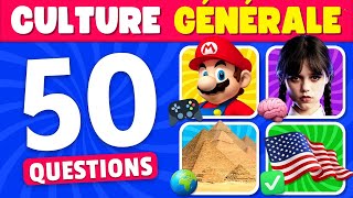 Estu un VRAI GÉNIE  📚🤓 50 Questions de CULTURE GÉNÉRALE ✅ [upl. by Leonidas825]