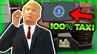 PEOPLE GET MAD OVER THE 100 Tax Rate  Gmod DarkRP New Mayor Computer [upl. by Yentirb]