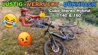 Die VERRÜCKTESTE und LUSTIGSTE EMTB Trail Tour  Cube Stereo Hybrid 140 amp 160 [upl. by Glendon762]