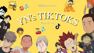 Kiyoko and Yachi exposing YNs tiktoks ✨🤳🏻 ☆Haikyuu group chat♡ Haikyuu x YN 💌 [upl. by Yntrok]