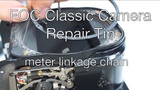 Fix Old Cameras Broken Meter Link Chain Repair Tip [upl. by Handel]