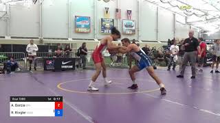 2018 UWW Cadet And U23 NationalsUWW Cadet GrecoRoman 80 3rd Place  Angel Garcia BTS Vs Ryan [upl. by Isidor]