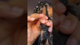 Beads braids hairstyle tutorial [upl. by Missy]