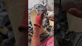 Creating a Stone Age Handaxe from a piece of Flint [upl. by Germaine6]