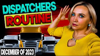 Daily dispatcher routine in 2023 dispatcher dispatchtrucks dispatchtrainingcenter freightagent [upl. by Enilauqcaj]