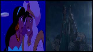 Aladdin  A Whole New World 2019 vs 1992 Comparison [upl. by Rediah315]