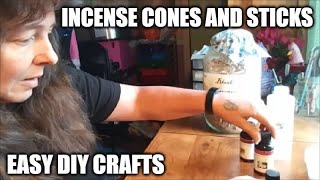 How To Make Incense Cones And Sticks  Easy DIY Crafts [upl. by Gallagher]