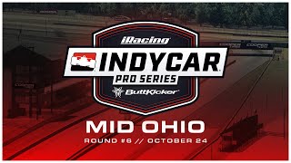 INDYCAR Buttkicker iRacing Pro Series  Round 6  MidOhio Sports Car Course [upl. by Isabel]