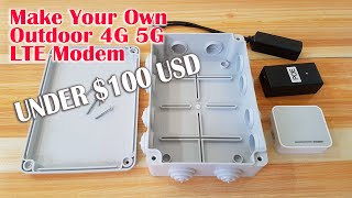 Custom Made Outdoor 4G 5G ModemRouter [upl. by Valerian114]