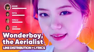 GWSN  Wonderboy the Aerialist Line Distribution  Lyrics Karaoke PATREON REQUESTED [upl. by Blainey]