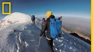 How Climbers Take on North Americas Highest Volcano  National Geographic [upl. by Odlanor]