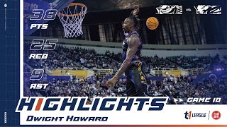 【魔獸Back to Back準大三元表現】Dwight Howard Highlights🥇｜GAME10 桃園永豐雲豹 vs 臺中太陽 [upl. by Rengia636]