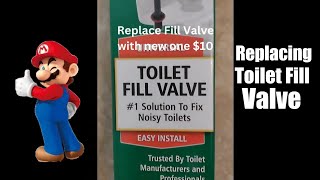 Do it yourself Plumbing Replacing the Toilet Fill Valve homerepair plumbing diy [upl. by Quenby]