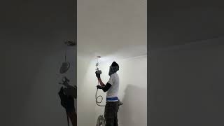 Stucco Sealing spray paint housepaintingservice homepainter drywall interiordesign [upl. by Nesral]