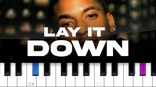 Lloyd  Lay It Down piano tutorial [upl. by Aserat]