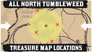 ALL North Tumbleweed Treasure Map Location [upl. by Mac]