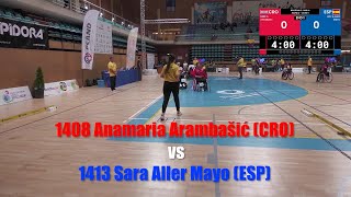 Póvoa de Varzim World Boccia Cup 11072024 Anamaria Arambašić 🇭🇷 vs Sara Aller Mayo 🇪🇸 BC4 [upl. by Eenrahc]