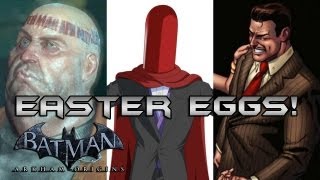 Batman Arkham Origins Red Hood Calender Man and Falcone Family Easter Eggs [upl. by Merdith]