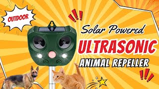 Solar Powered Ultrasonic Animal Repeller [upl. by Airolg]