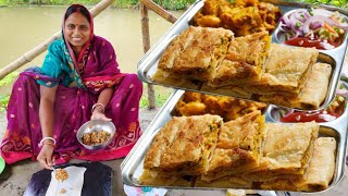 এমন স্বাদের মোগলাই পরোটা বাড়িতে বানালে রেস্টুরেন্টে যাওয়া ভুলে যাবেন  Mughlai paratha recipe [upl. by Ayekat544]