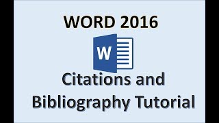 Word 2016  Bibliography References and Citation  How to Add Insert Make a Reference in Microsoft [upl. by Sadnak]