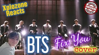 BTS  Fix You cover  REACTION [upl. by Morez737]