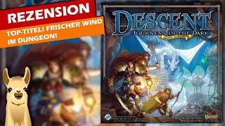 TopTitel Descent Zweite Edition  Anleitung amp Rezension  SpieLama [upl. by Lexy]