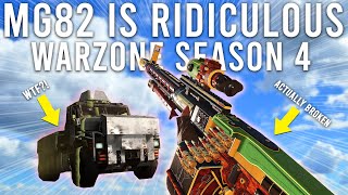 The MG82 is Ridiculous COD Warzone Season 4 [upl. by Lavena]