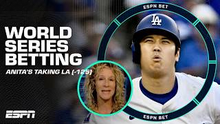 WORLD SERIES BETS amp PICKS 💰 Anita Marks is CONFIDENT in the Dodgers 125  ESPN BET Live [upl. by Dnalsor845]