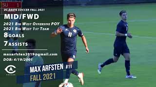 Max Arfsten 2021 Fall Highlights [upl. by Olia]