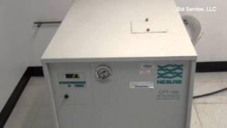 Neslab CFT150 Recirculating Chiller 59034 [upl. by Pressey912]