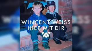 Wincent Weiss  Hier mit dir LyricVideo [upl. by Akimert]