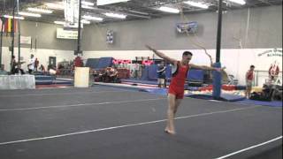 Spencer Johnson 2012 GymMasters  Weller Spring Floor [upl. by Idnar]