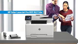 HP Color Laserjet Pro MFP M277dw [upl. by Kassia198]