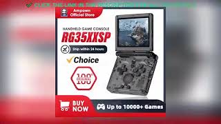 ✔️ANBERNIC RG35XXSP Flip Game Console 35 IPS Screen Mini HD [upl. by Dupin]